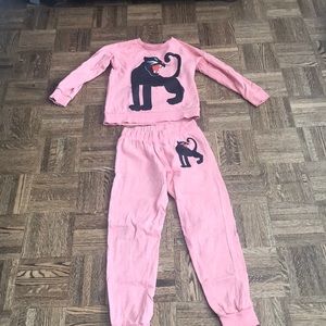 Mini Rodini Organic Cotton Girls Lounge Suit